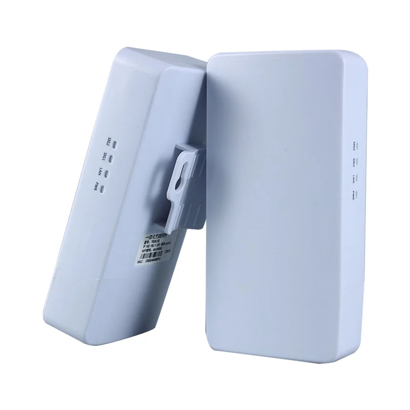 Outdoor WIFI Router Wireless Bridge 2.4G Wifi Repeater 300Mbps Point to Point Wifi Signal Amplifier Range 1KM EU Plug