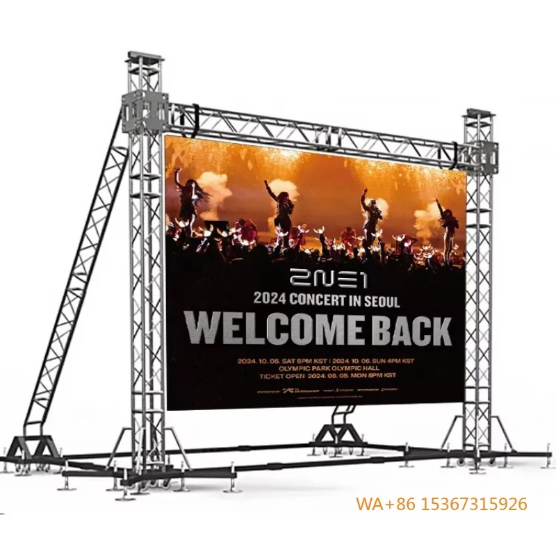

P3.91 Indoor LED Panel 500500/5001000mm 7680Hz Rental Screen for Stage Backdrop Wholesale
