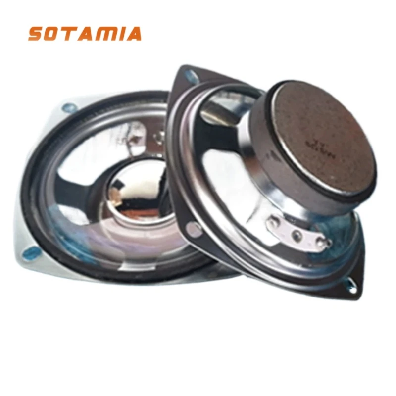 

SOTAMIA 2Pcs 3 Inch Transparent Waterproof Speaker 78mm 8 Ohm 5W 45 Magnetic HIFI Loudspeaker Home Theater for Outdoor Speaker