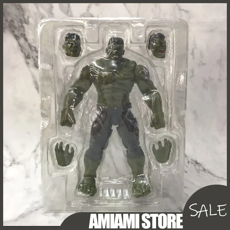 

21cm Avengers Infinity War SHF Hulk Iron Man MK50 Action Figure Poseable Joint Model Pvc Collection Model Toys for Children Gift