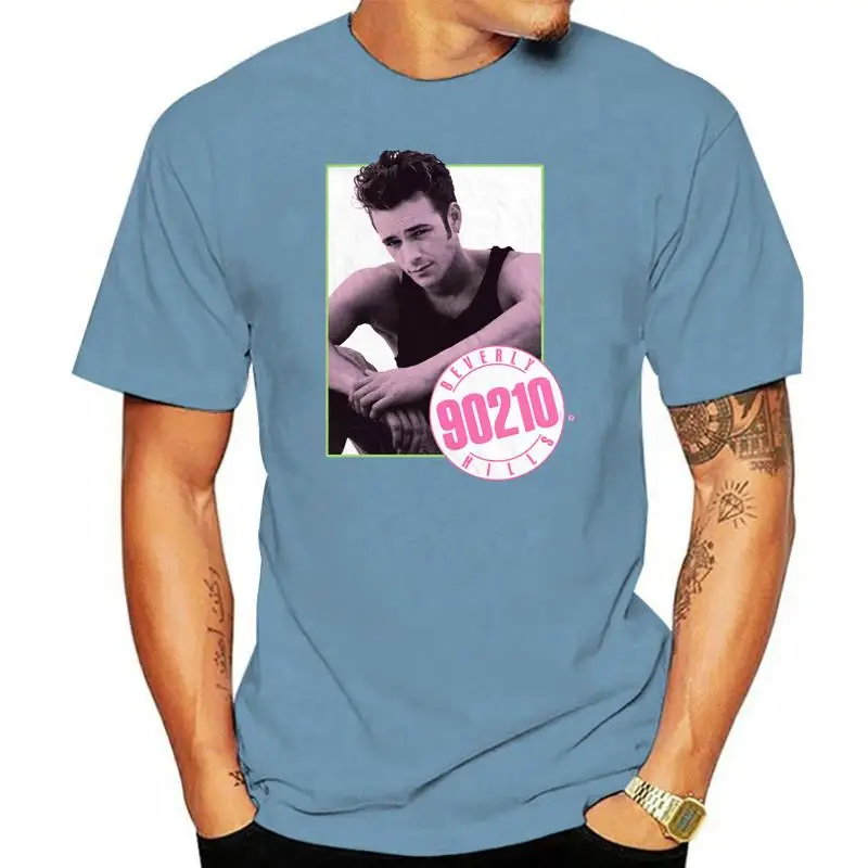 Beverly Hills 90210 T-Shirt Luke Perry Dillion 80'S 90'S Retro White Tee Cbs773 Fashion Cool Tee Shirt