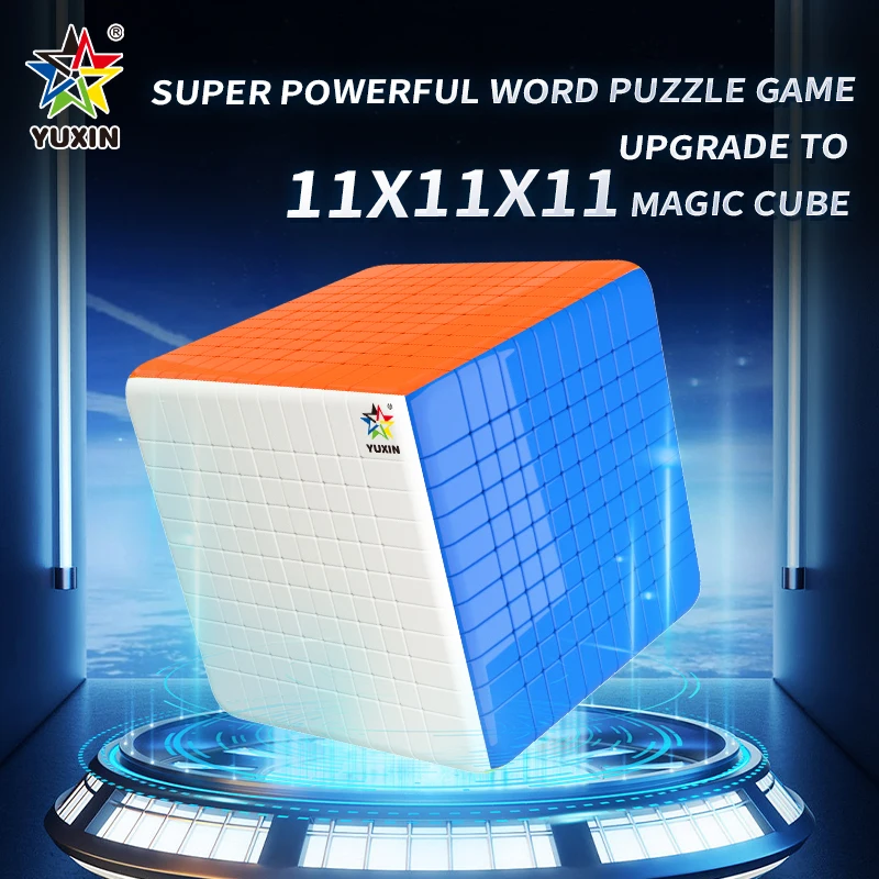 

YuXin HuangLong 11x11 M V2 Magic Cube YuXin HuangLong 11x11 V2 Speed Cube Профессиональные игрушки-головоломки Детский подарок Cubo Magico Puzzle