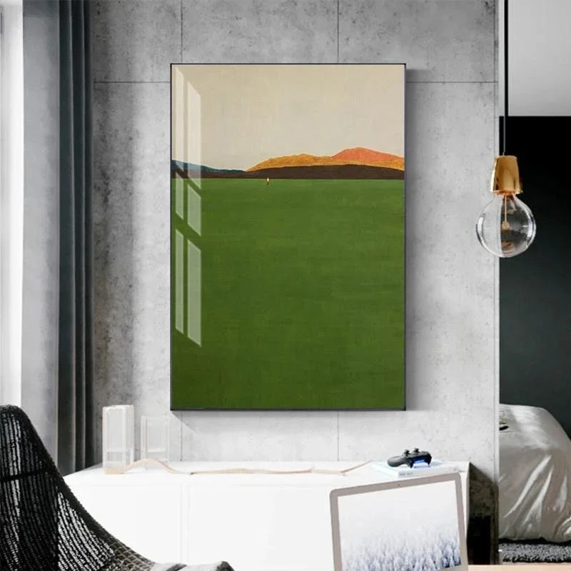 (No frame)Pintura en lienzo de paisaje abstracto, imágenes artísticas de pared modernas para sala de estar, dormitorio, póste