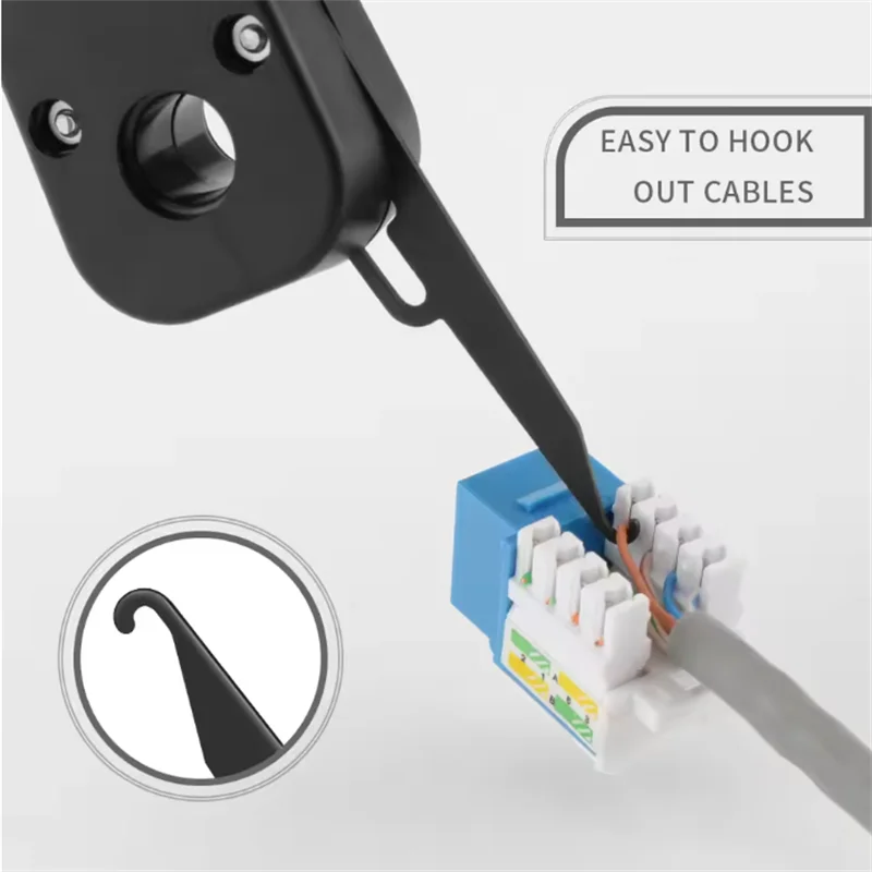 AOKIN أداة لكمة أسفل 110 سلك القاطع سكين الاتصالات كماشة ل Rj45 كيستون جاك شبكة كابل وحدة الهاتف لوحة التوصيلات