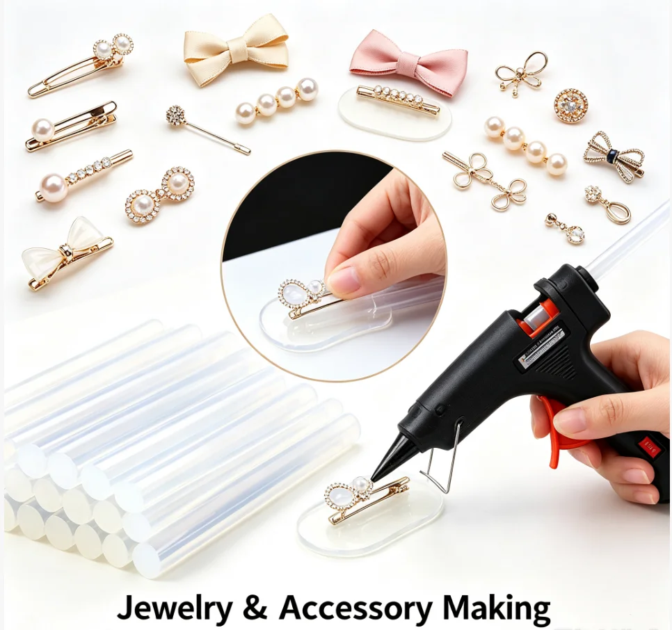 7/11mm *100mm 10pc Hot Melt Glue Sticks, Mini Size Glue Gun Sticks, For Glue Gun DIY Art Craft, General Repairs Home Decoration