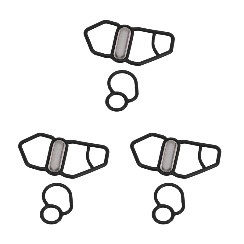 

6X Upper + Lower VTEC Solenoid Gasket Fit For Honda GSR NSX D16Z6 B18C1 B16A2 B18C5 36172-P08-015 15825-P08-005