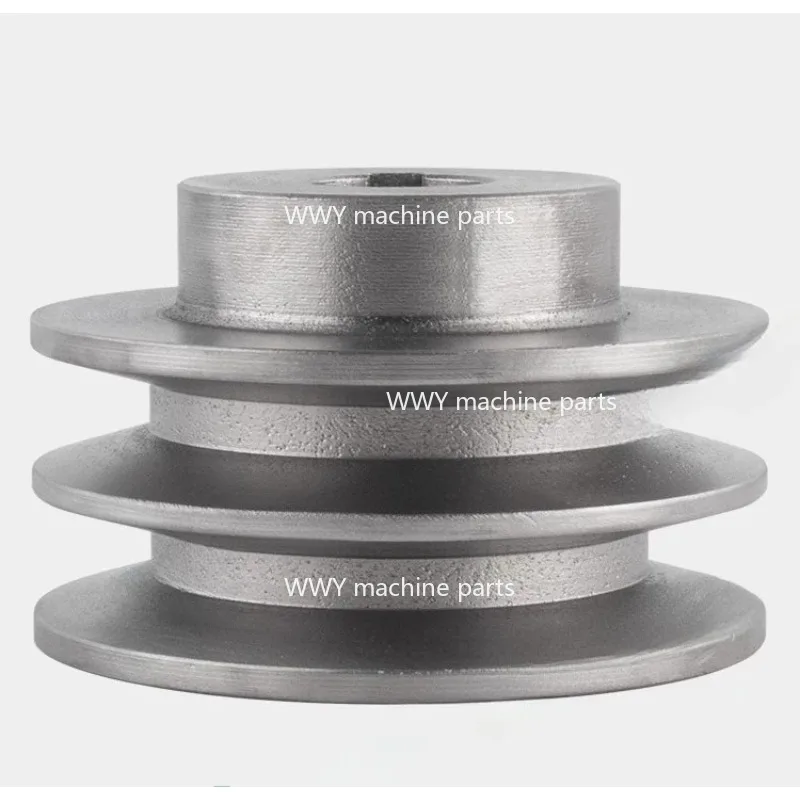 Suitable for 1 Outer Diameter: 80mm Slot Width: 16mm 2A Type Cast Iron Pulley Single Slot Motor Pulley
