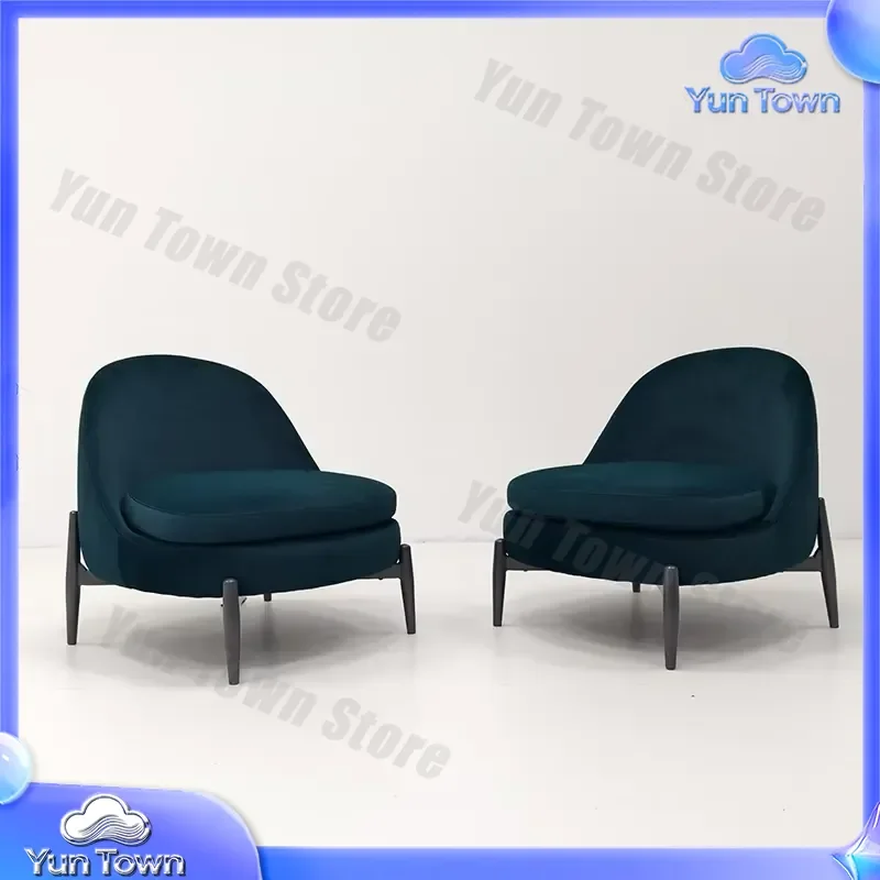 Nordic Modern Single Sofa Chair for Light Luxury Leisure Design Environmentally Friendly Durable for Apartment Hotel