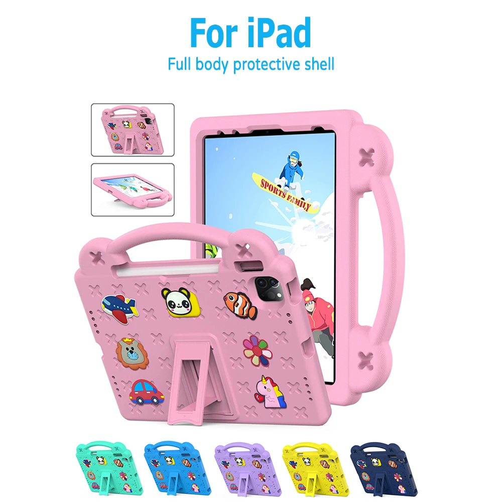 

Детский безопасный чехол из ЭВА для iPad Pro M4 M5 Air M3 M2 13 11 Pro 12.9 11 Air 5 4 10.9 Для IPad 7 8 9 10.2 дюйма Для 9,7 дюйма Mini 6 5 4 3 2 1