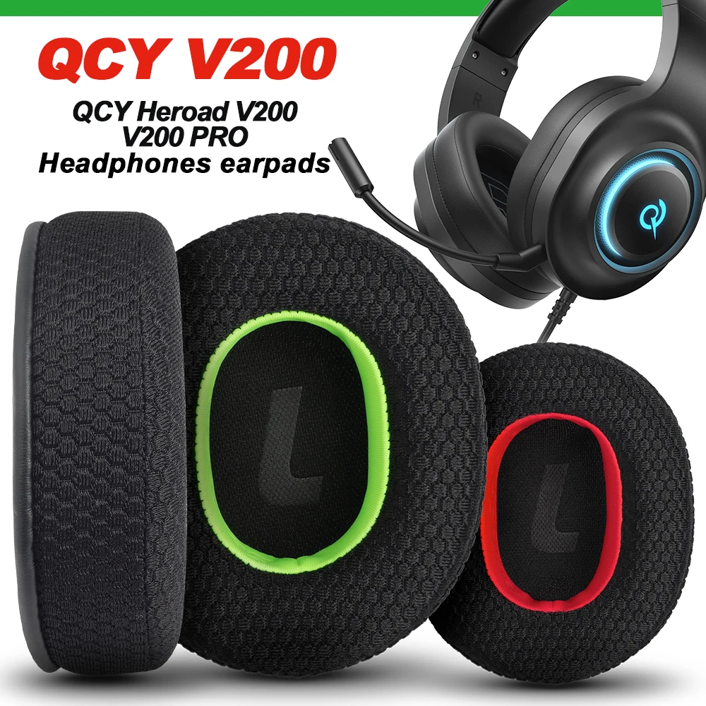 Earphone Pads QCY Heroad V200 V200 PRO Replacement Earpads Headphones Earmuffs Cloth Memory Sponge