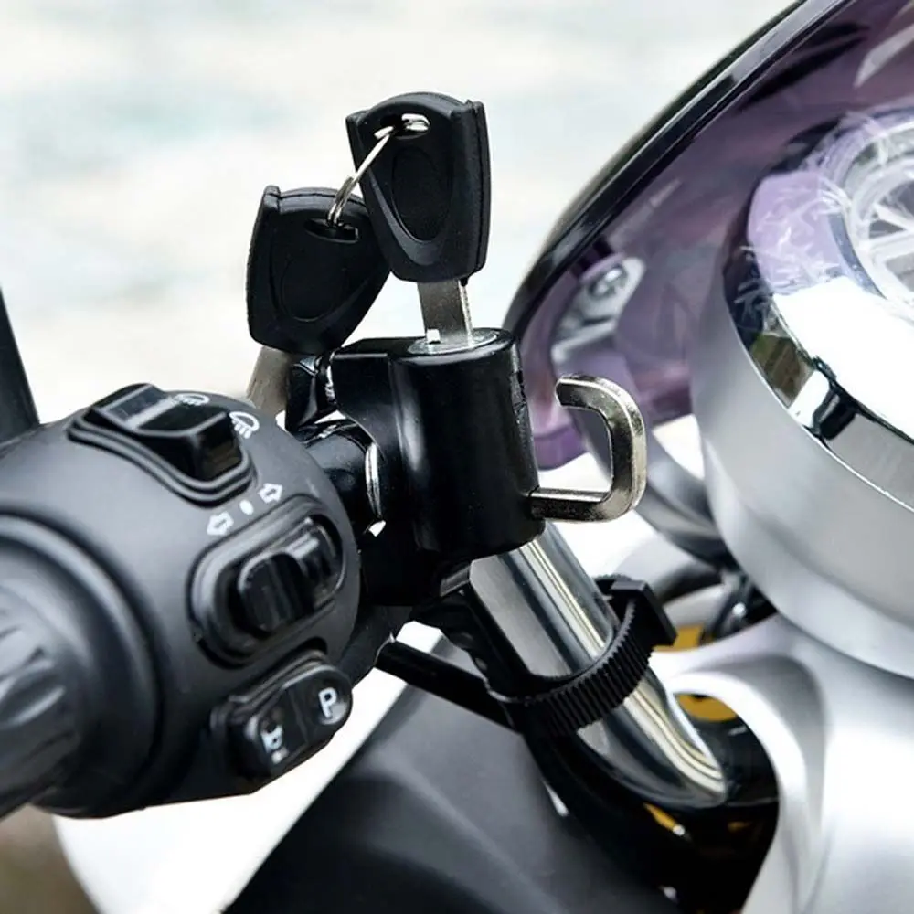 Universal Dirt Bike Anti-theft Handlebar Lock Helmet Lock Motorcycle Helmet Hook