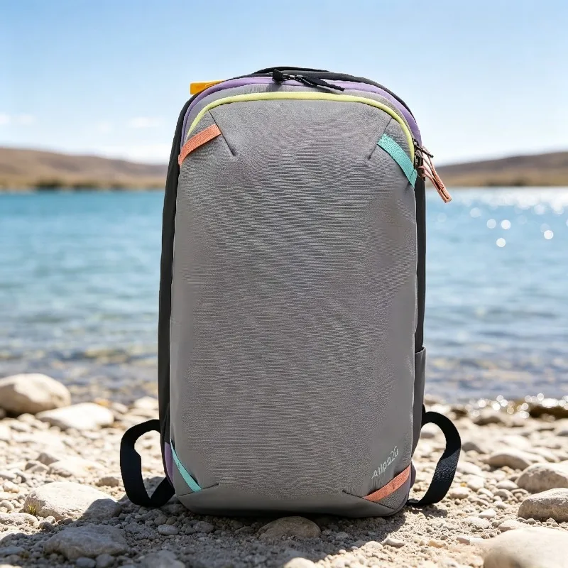 2026 New 20L Durable Backpack Vitality Dopamine Design Neutral Student Backpack Multi functional Daily Commuter Travel Bag