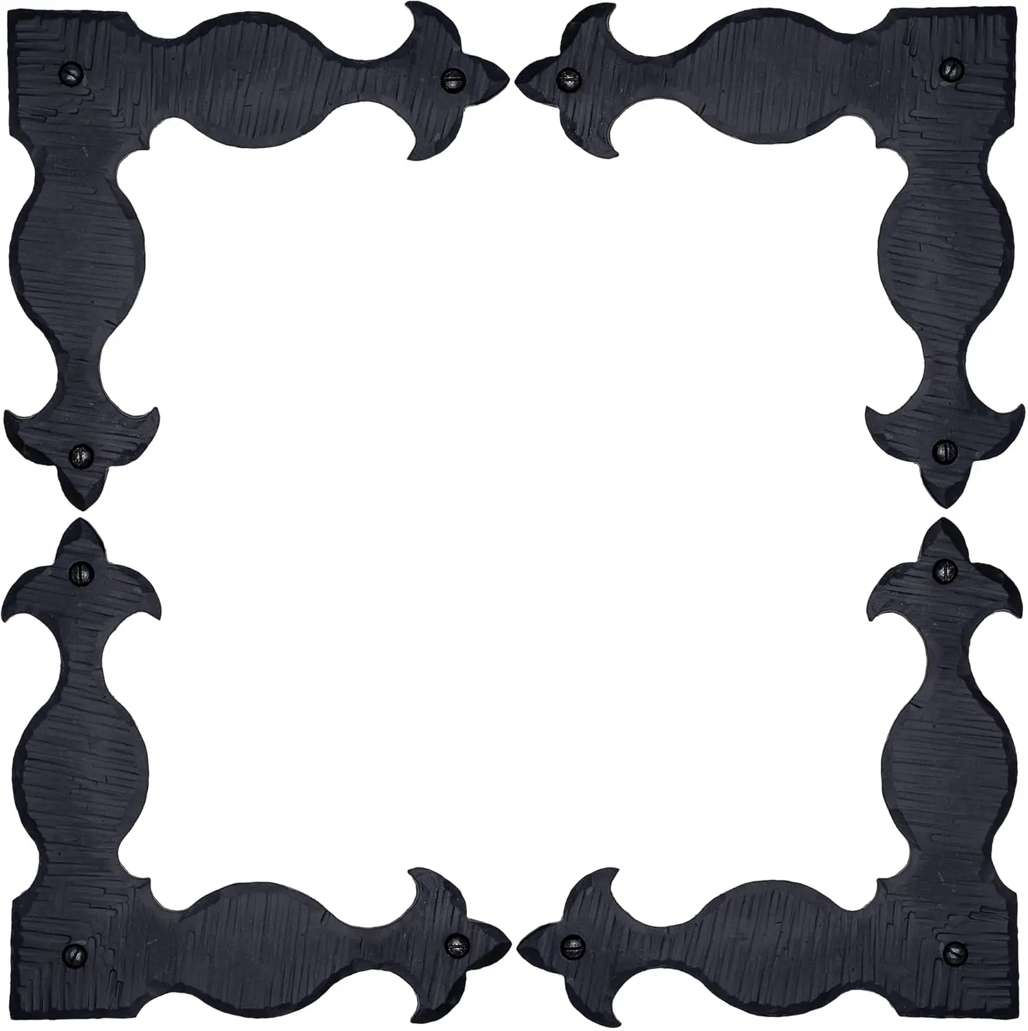 

Decorative Black 6.75-inch L Bracket for Barn Door Hardware Sonora Series Home Improvement