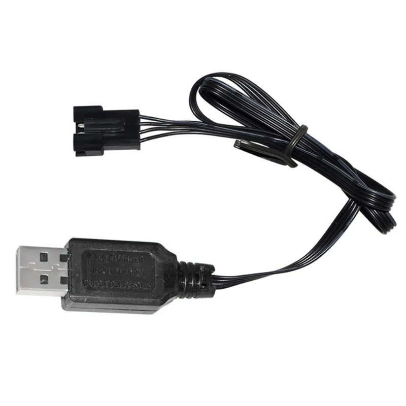 Fast Speed 7.4V Lithium Battery Charging, USB Charging Cable for Remote Controls Car with SM4P Reverse Plug Protections