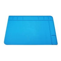 Heat Insulation Silicone Pad Desk Mat Phone Maintenance Platform for Soldering Repair Station Repair Tools 480X340mm Dropship