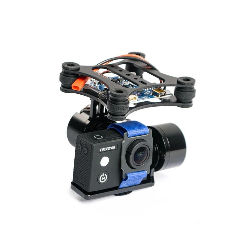 Fotografia 6: Preço especial 2 eixos sem escova cardan quadro motor bgc2.0 controlador para gopro 2 3 4 sj4000 câmera fpv rtf diy drone