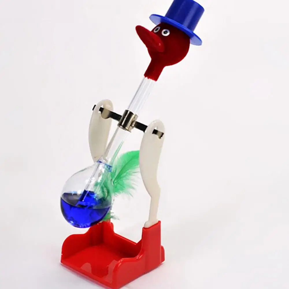 Creative Nonstop Liquid Drinking Glass Lucky Bird Duck Swing Magic Prank Toy Tabletop Drinking Water Bird Duck