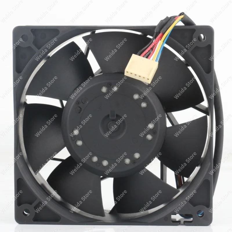 PFC0381BX-D090-S99 - Built-in 12038 12V 52.44W cabinet welding machine Four-wire cooling fan
