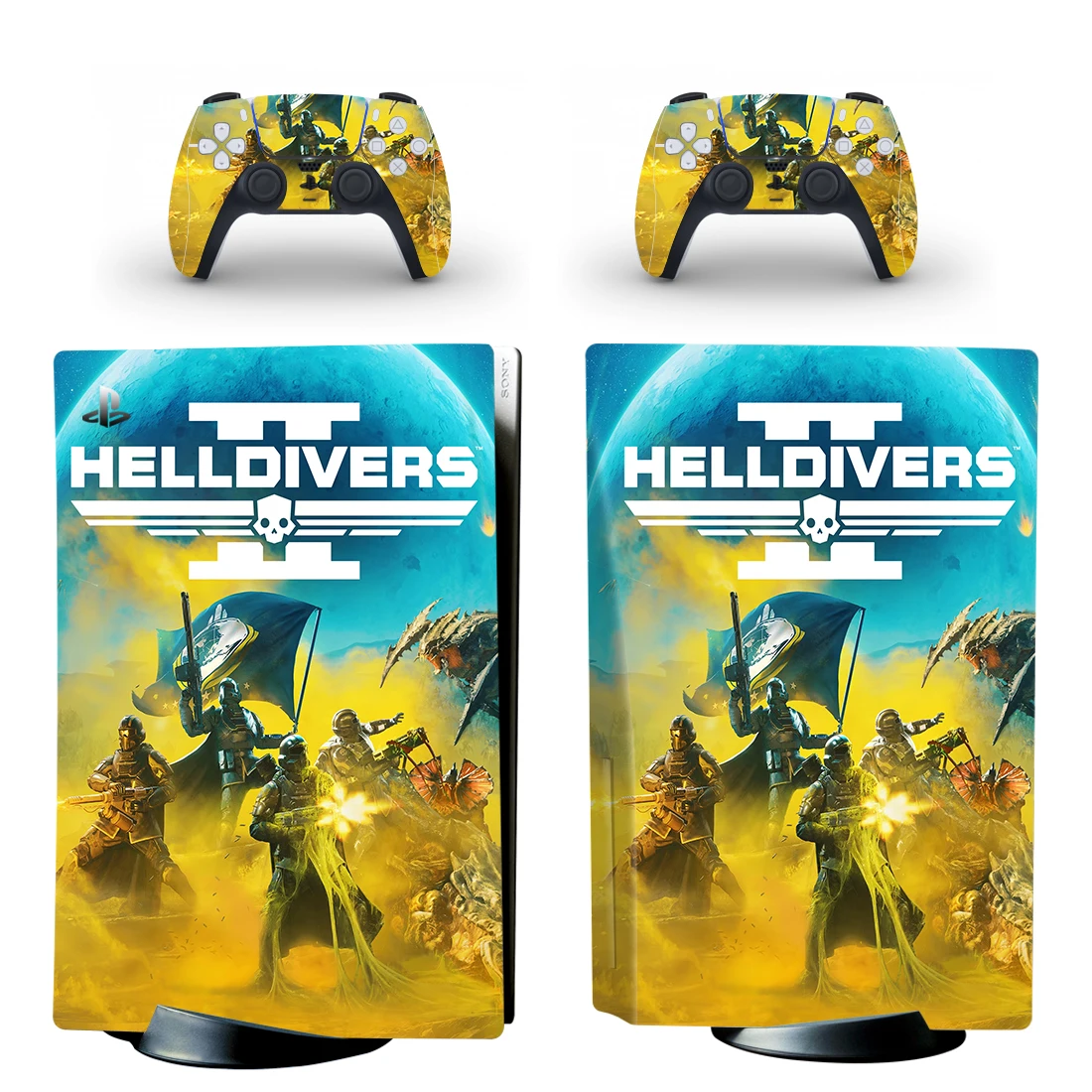 

Game Helldivers 2 PS5 Disc Skin Sticker Decal Cover for Console Controller PS5 Disk Skin Sticker Vinyl