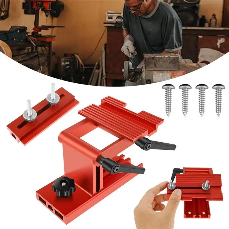 AA94-Sharpening Tool Rest Jig, Bench Grinder Tool Rest Sharpening Jig, Knife Sharpener Jig,For 6/8Inch Diameter Grinder
