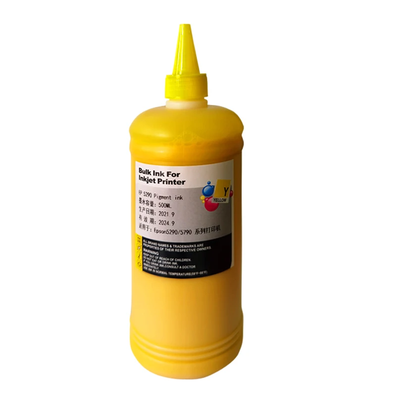 500ml 5290 Pigment Ink For Epson WorkForce Pro WF-C5290 C5790 C5210 C5710 Ink T9441 T9451 T9461 T9481 T9491 T902XL pigment ink