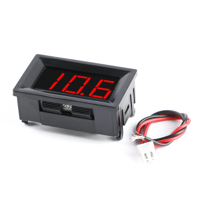 DC Digital Upper and Lower Limit Alarm Voltmeter High Low Voltage Prompt XH-B105  High-precision Display Meter Red Digital Tube