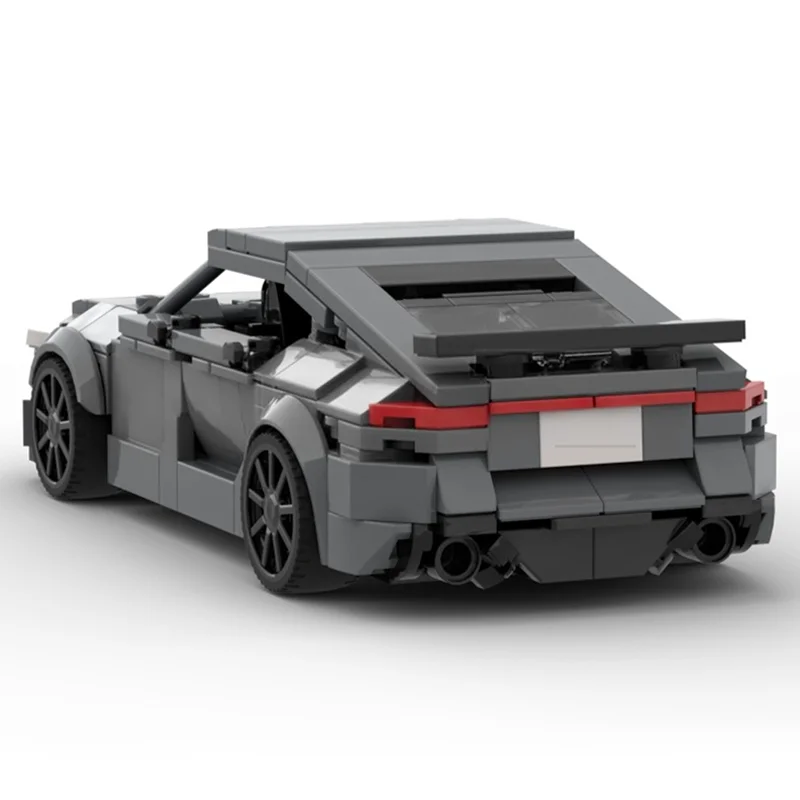 342pcs MOC Audi RS7 City Champions Racing Model Building Blocks Home Decor Desk Display Shelf Accent Collection Gift For Adults