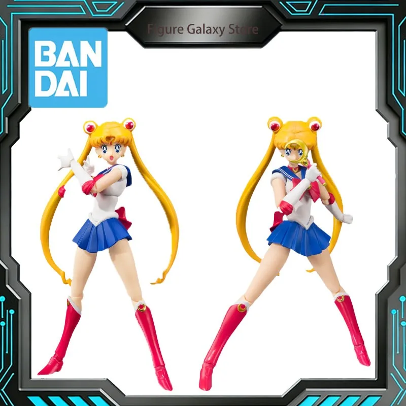 

Bandai Genuine Original S.H.Figuarts Sailor Moon Action Anime Sailor Moon Model Kit for Boys Girls Kids Gift Collectible Model