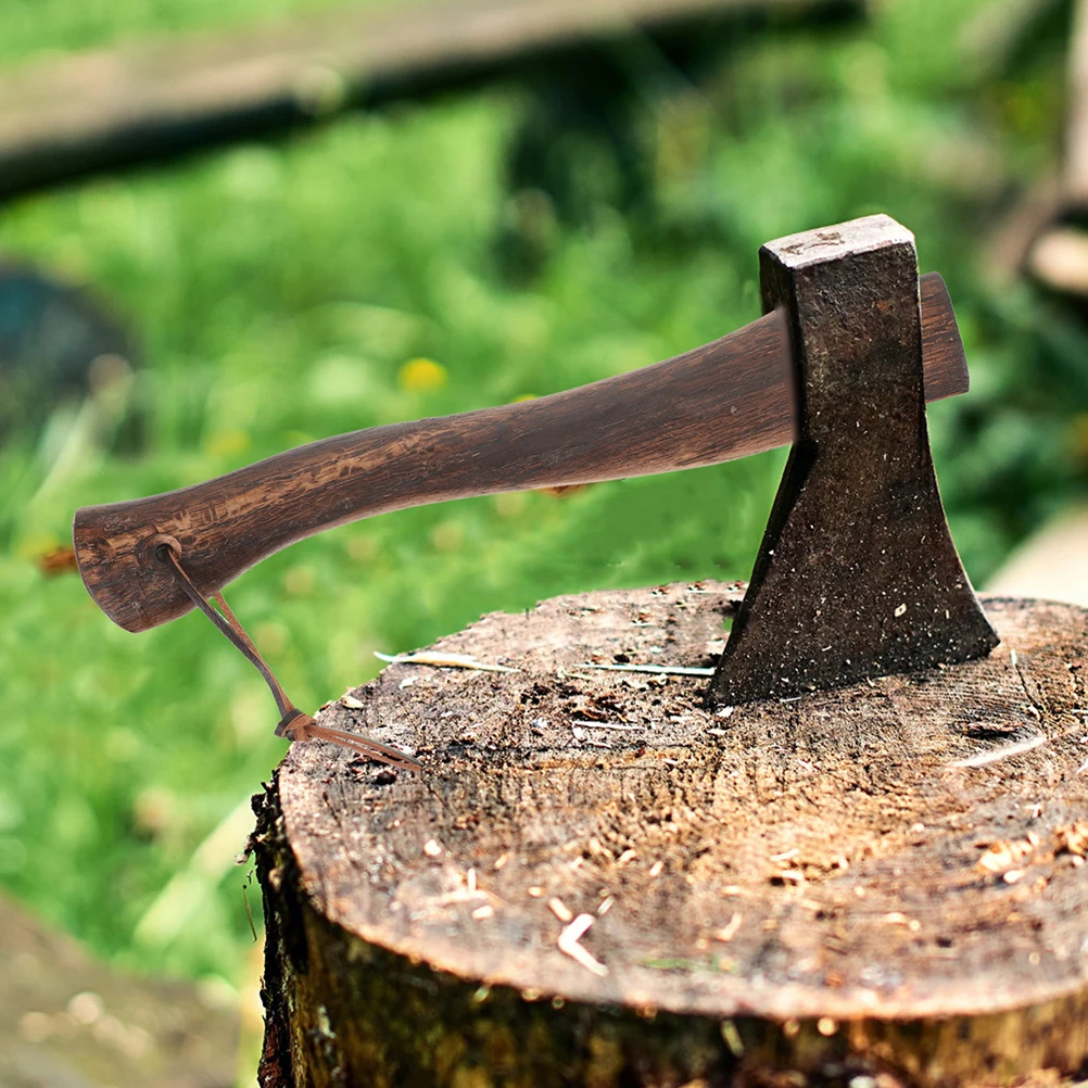 

Mini Axe Handle Wooden Hatchet Handle Replacement Firewood Gardening Hiking Hunting Outdoor Activities Wood Material Uniform