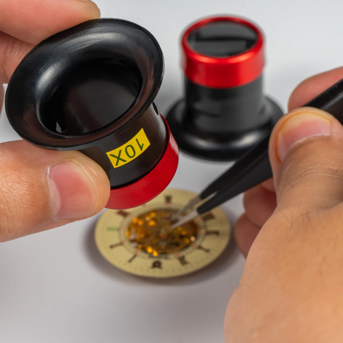 3X 5X 10X 15X Jewelers Watch Magnifier Tool Eye Loupe Loop Magnifier Magnifying Glass Watchmakers Jewelry Tools Dropshipping