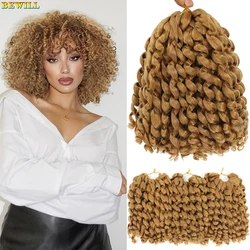Wand Curl Crochet Braids Hair Jamaican Bounce Wand Curls Crochet Hair 8 Inch Synthetic Afro Crochet Braid Hair For Black Women