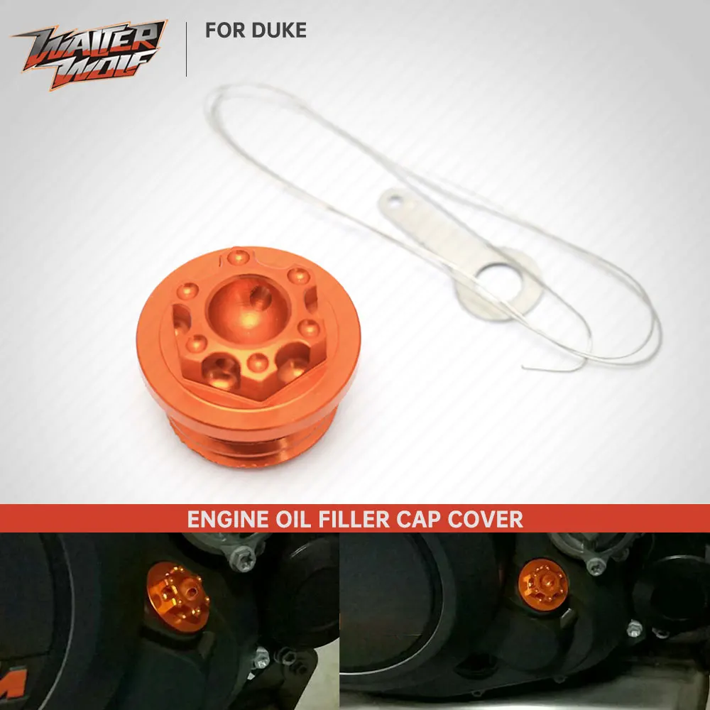 For 1290 1390 Super Duke R/GT Engine Oil Filler Bolt Cap Cover 690 SMC R Enduro Supermoto Rally For Duke 790 890 Adventure