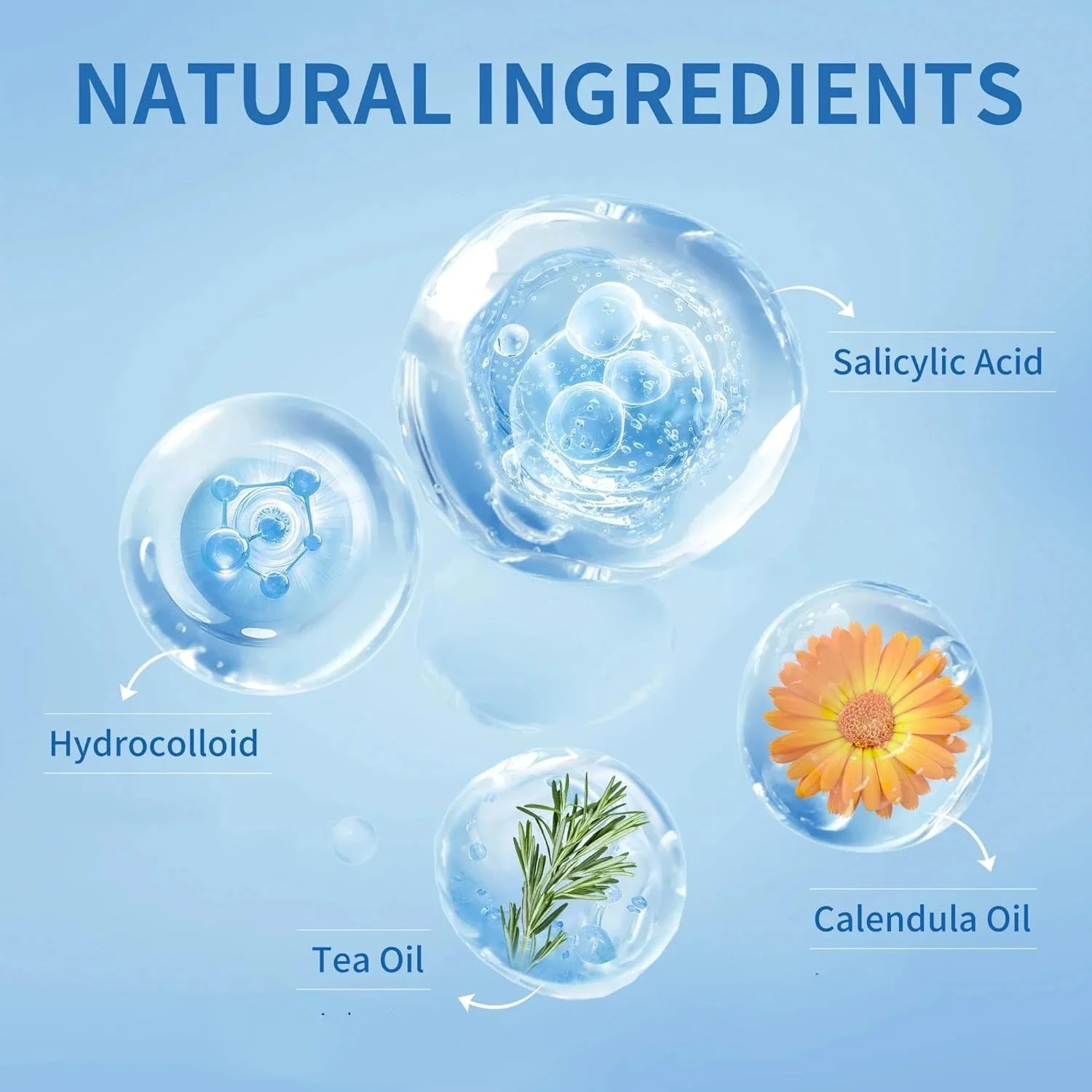 180 pcs Plester Jerawat Hidrokoloid Warna Kulit, Stiker Noda Tak Terlihat untuk Wajah, Tahan Air & Lembut untuk Menutupi Noda untuk Penggunaan Sehari-hari