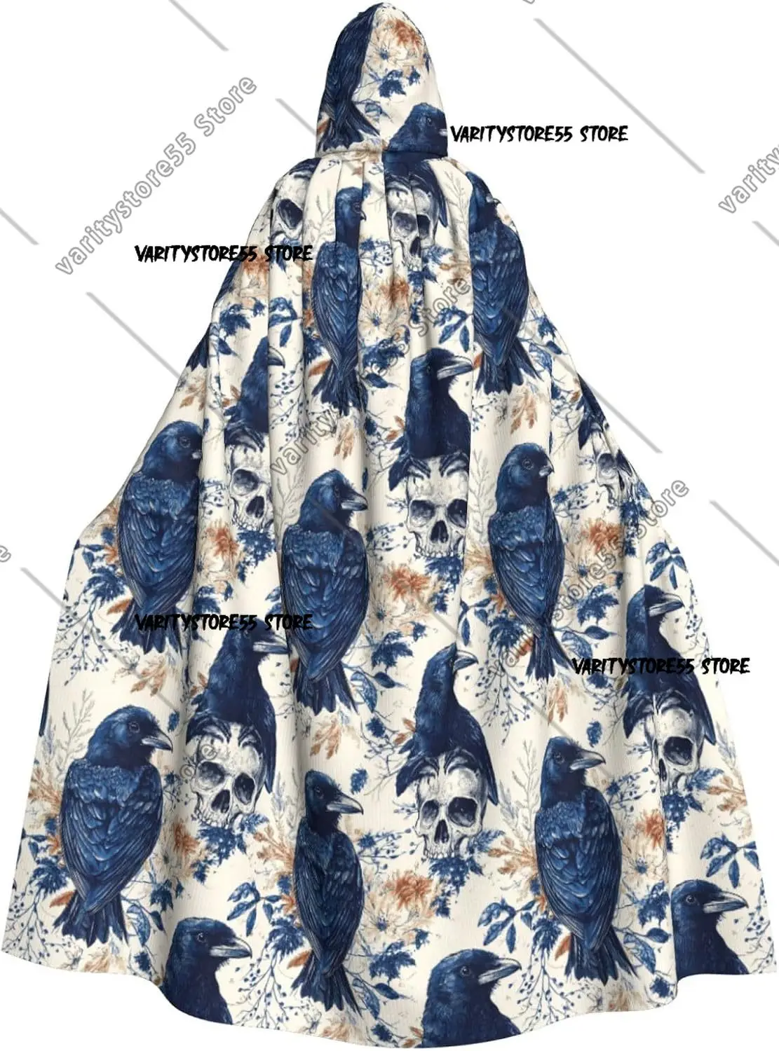 

Хэллоуин Ворона для взрослых накидка с капюшоном плащ ведьмы халат плащи для мужчин женщин косплей костюмы для вечеринок