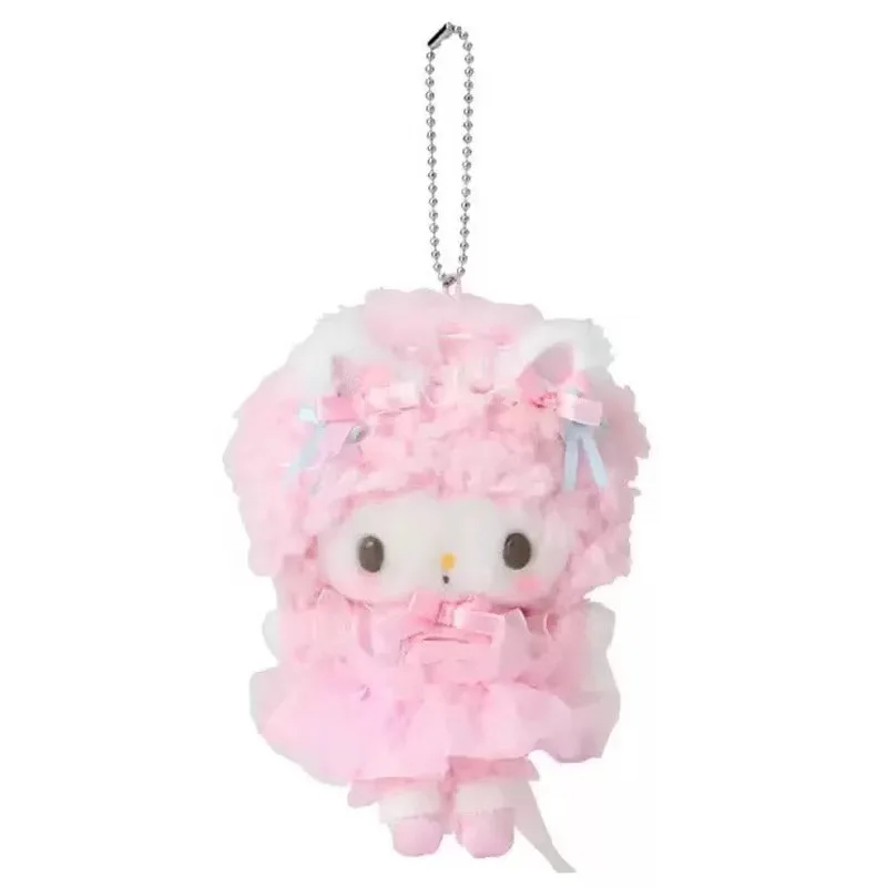 

Sanrio Hello Kitty My melody милый мультяшный балетный костюм с кружевным бантом Melody KT плюшевый кулон кукла брелок