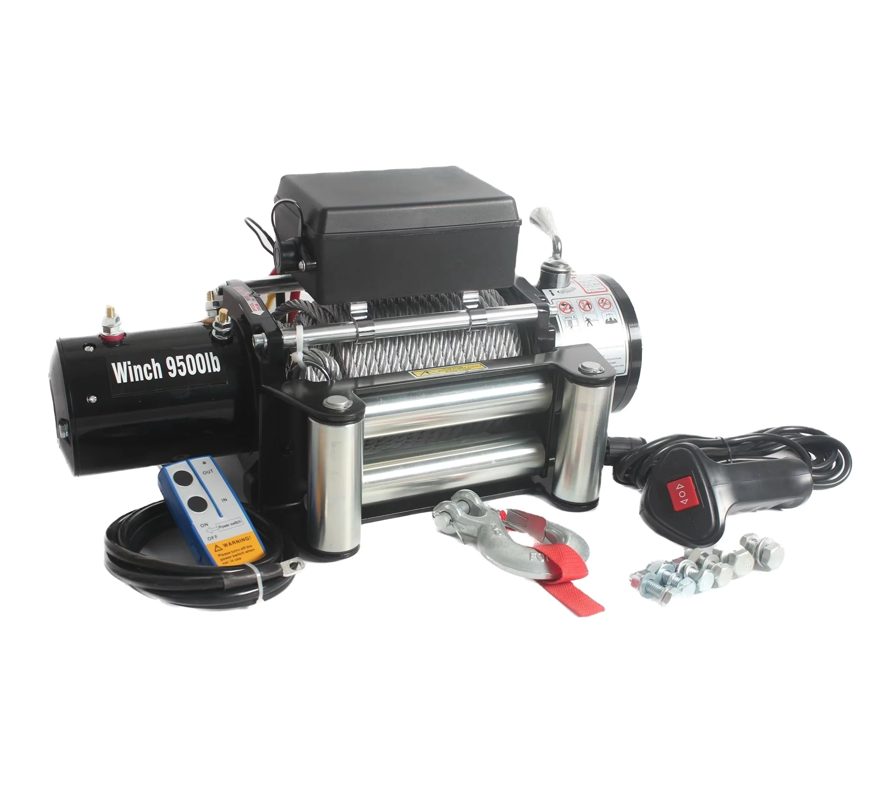 

Car Vehicle 4X4 Offroad Mini 5ton Winch Remote Control Electric Cable Pulling 12000lbs Winches