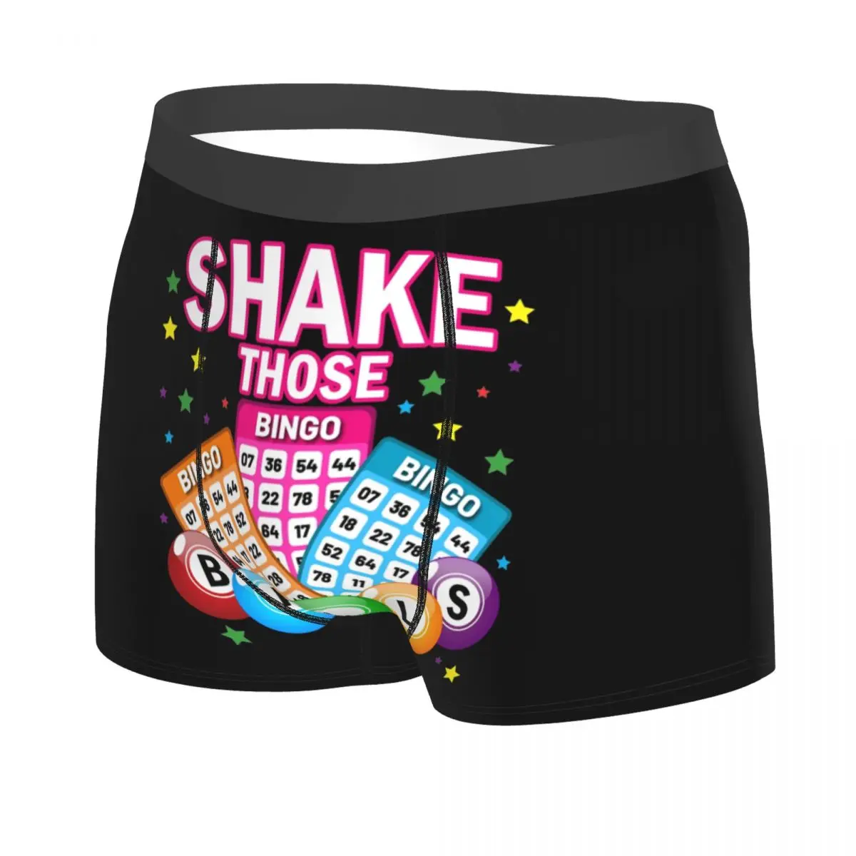 Custom Shake Those Balls Funny Bingo Underwear Men Breathbale Boxer Briefs