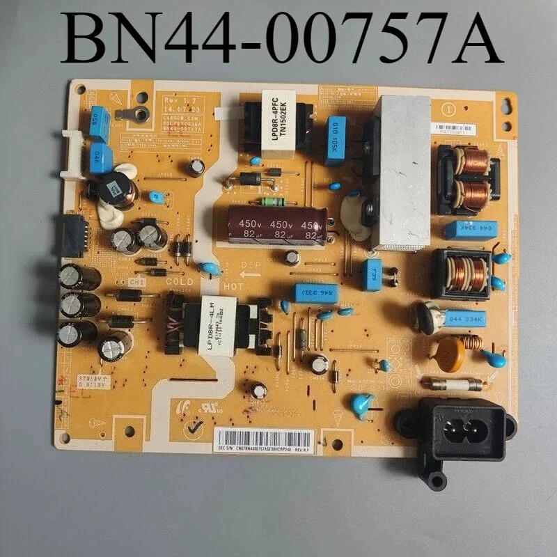 

Оригинальная плата блока питания BN44-00757A /C/F/G L48G0B_ESM PSLF970G06A предназначена для телевизоров UA48J50SWAC LH40EBDWLGD UA48H4200ARXZN.