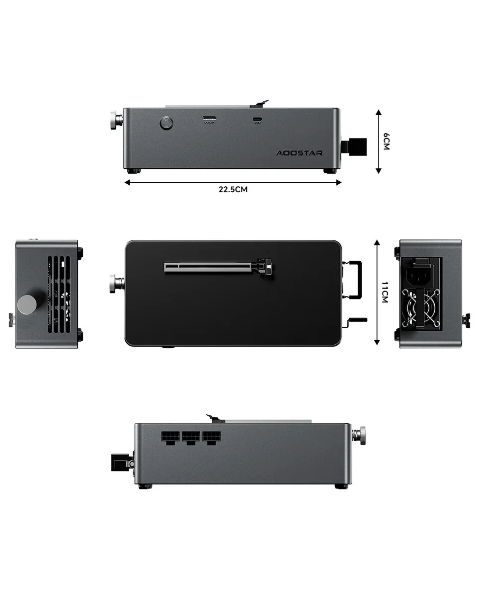 【アラデア 】AOOSTAR GPU dock & RTX3080 AOOSTAR AG02/AG01 EGPU Dock with OCulink/USB4 Port for Laptop to