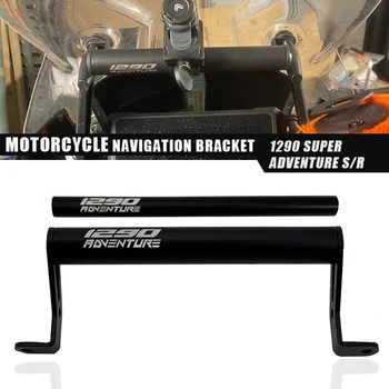 12&22MM עבור Duke 1290 Super Adventure S R ADV 2017-2022 2019 תושבת טלפון נייד לאופנוע GPS Navigaton Plate Bracket