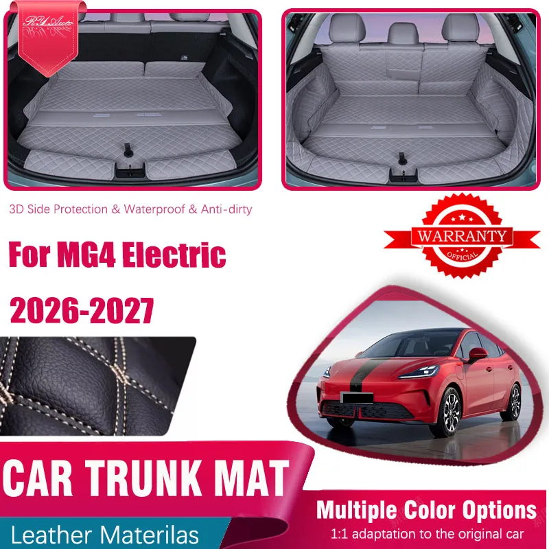 

Кожаные коврики в багажник автомобиля для MG4 EV Electric MK2 2026 2027, противопыльные накладки для хранения, чехол для багажника, внутренняя подкладка, коврик, автоаксессуары