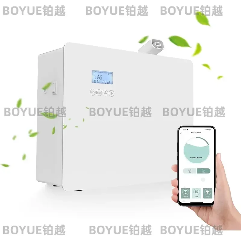 WiFi Battery Powered Electric Metal Air Conditioner Aromatherapy Diffuser 1000ml Household Remote Control Scent Machine