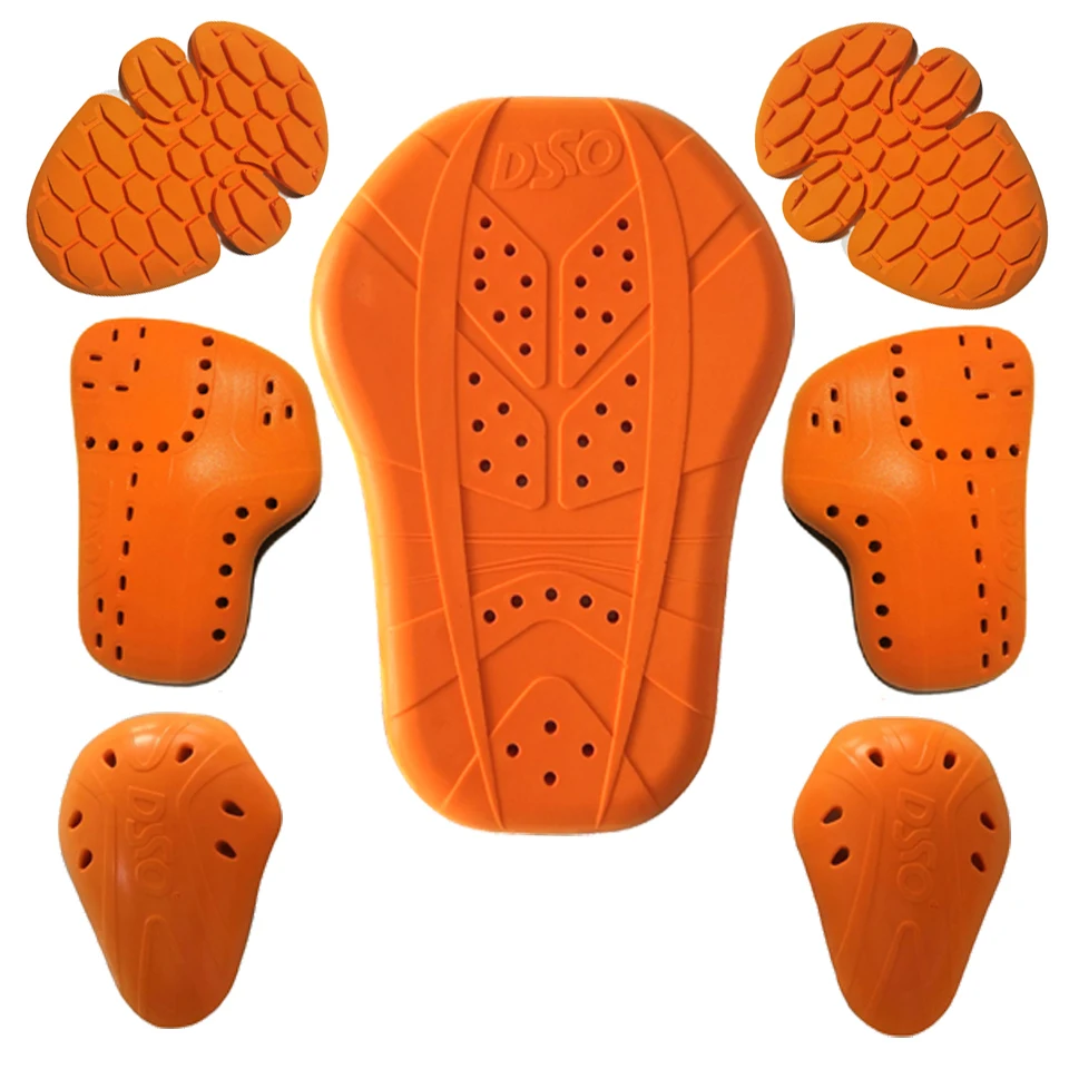 Shock Hardening Slow-Rebound Back Protector Knee elbow protection shoulder chest and hip protection CE Level 1/2 Armor