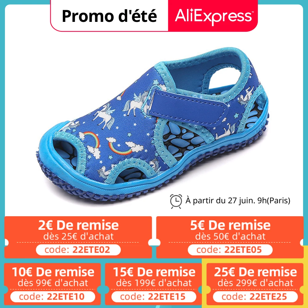 Sandalias de verano para bebé, zapatillas antideslizantes de fondo suave, suela exterior informal, talla 21-31