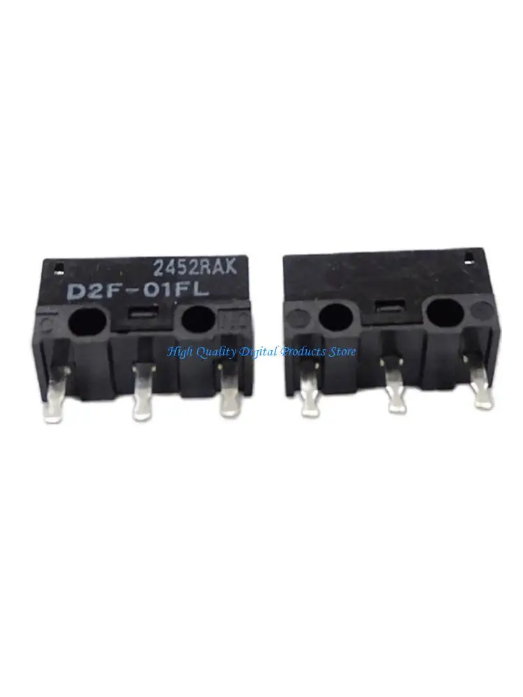 U2JE Original Mouse MicroSwitch Micro Button Japão Japão cinza DOT D2F-01FL Switches 10m