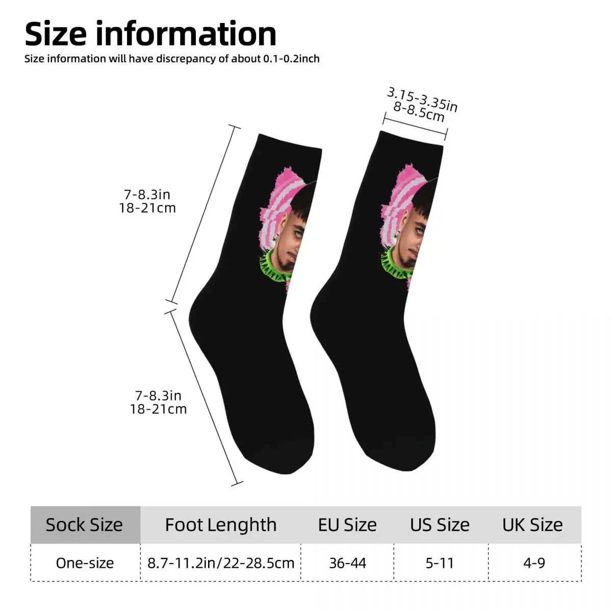 Носки Kaarija Cha Cha Cha в стиле Харадзюку, супер мягкие чулки, всесезонные длинные носки, аксессуары для унисекс, рождественские подарки