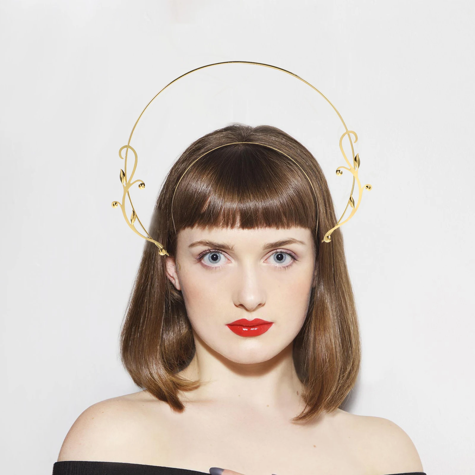 

Chic Vintage Hairband Tiara Creative Headpiece Durable Fashion Hair Accessory Unique Headdress Party Costume Stylish