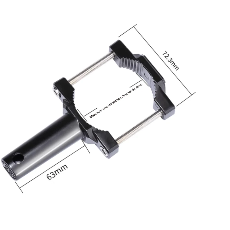 Universal Mount Bracket Alloy Motorcycle Bumper Modified Headlight Stand Spotlight Extension Pole Frame Extension Bracket image 2