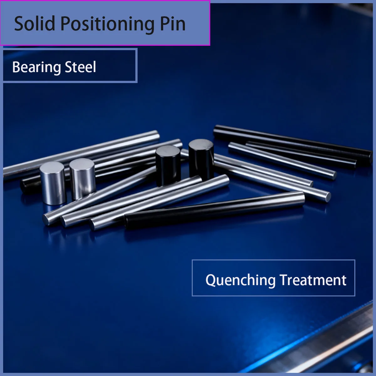 Bearing Steel Hard Shaft Needle Roller - 1.5mm-4mm  Round Straight Locating Dowel Pin High Precision for Industrial Fastening