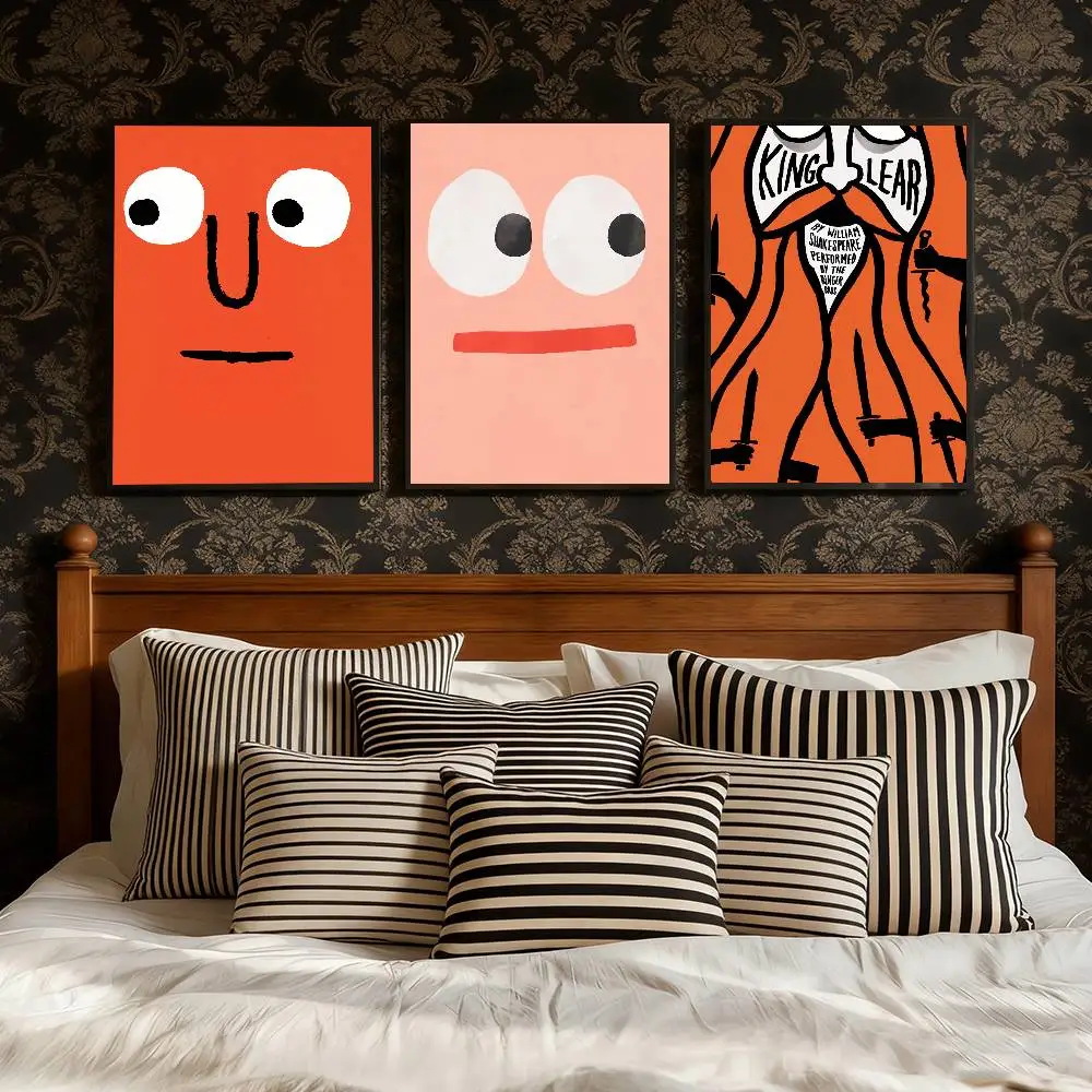 J-Jean Kunstposter, selbstklebender, wasserfester J-Jullien-Kunstpapieraufkleber, Wanddekoration für Kaffeehaus, Bar, Zimmer